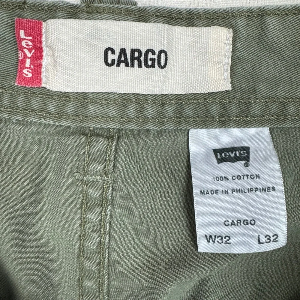 Levis Cargo Pants Utility Gorpcore Men 32x32 (fit 32x30) Green Military Y2K Work